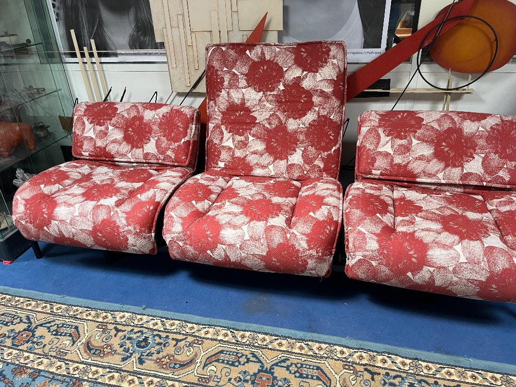 Cassina Veranda Vico Magistretti Italiaans Design Bank, Ophalen, Italiaans Design Flexform B&B Italia Minotti Edra, Driepersoons