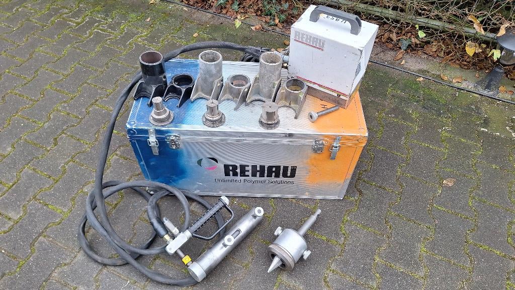 Rehau G2 Schuifhulstang met GROTE koppen! 40 - 50 - 63, Doe-het-zelf en Verbouw, Gereedschap | Handgereedschap, Ophalen, ., Zo goed als nieuw
