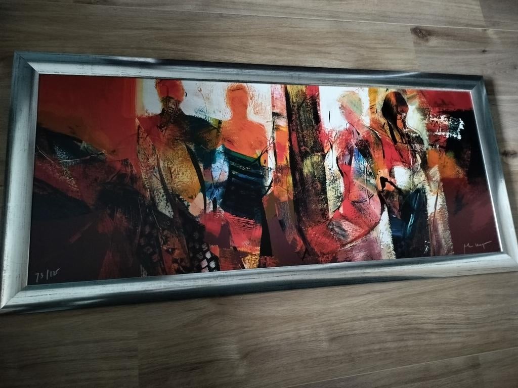 Zeefdruk schilderij de Brief Peter Meijer, Ophalen of Verzenden