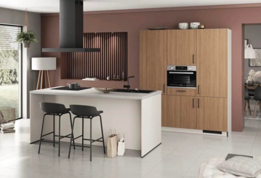 Eilandkeuken Zand Mat - Levering en montage in 14 dagen!, Huis en Inrichting, Keuken | Complete keukens, Ophalen, Overige kleuren