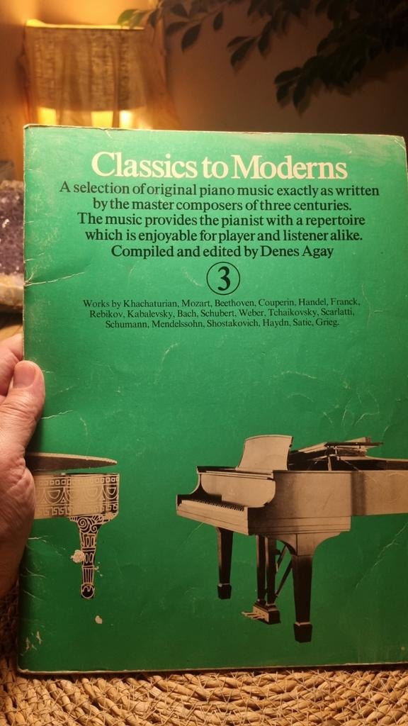 Classics to Moderns 3 - Denes Agay - Pianomuziek, Muziek en Instrumenten, Gebruikt, Klassiek, Ophalen of Verzenden, Keyboard