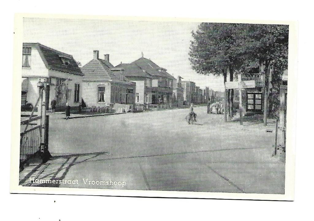 Vroomshoop -Hammerstraat, Verzamelen, Ansichtkaarten | Nederland, Verzenden, 1940 tot 1960, Ongelopen, Overijssel