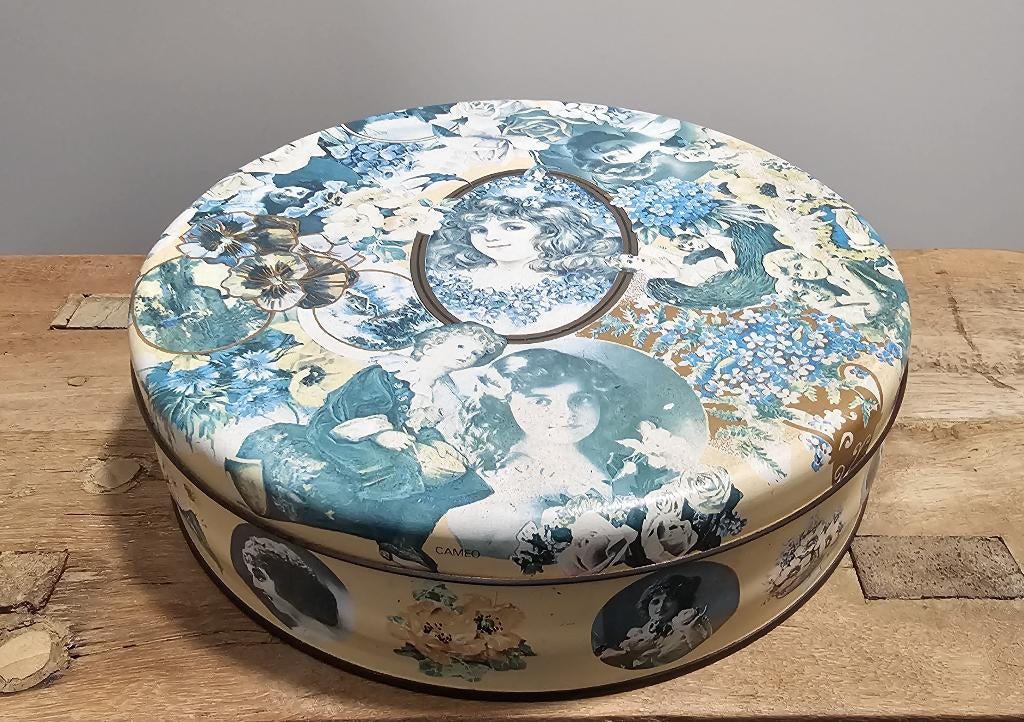 LEUKE VINTAGE KOEKTROMMEL, Ophalen of Verzenden, Gebruikt