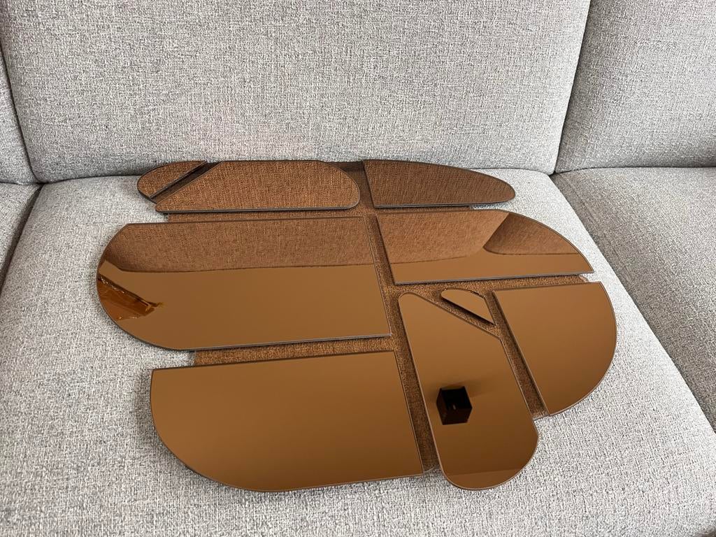 Nieuwe design spiegel van hoge kwaliteit, Nieuw, Ophalen of Verzenden, Minder dan 100 cm, Overige vormen