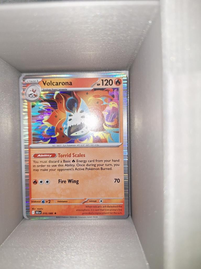 Volcarona 016/086 Holo Pokémon Kaart, Ophalen of Verzenden, Nieuw, Losse kaart