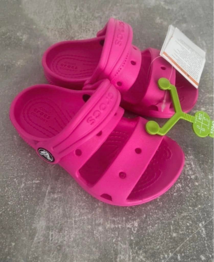 Crocs Classic Sandalen Roze Maat 23/24, Meisje, Overige typen, Nieuw, Ophalen of Verzenden