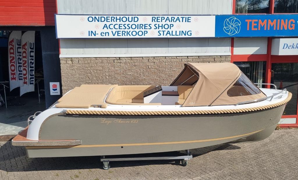 Lago Amore 633 incl. Honda 40pk, Koelkast, veel opties