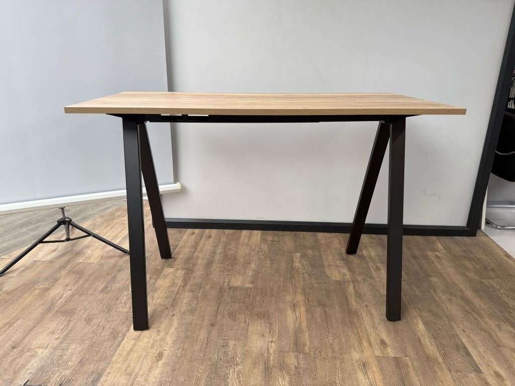 Bartafel met een zwarte V-poot, Huis en Inrichting, Barren, Ophalen of Verzenden, Nieuw