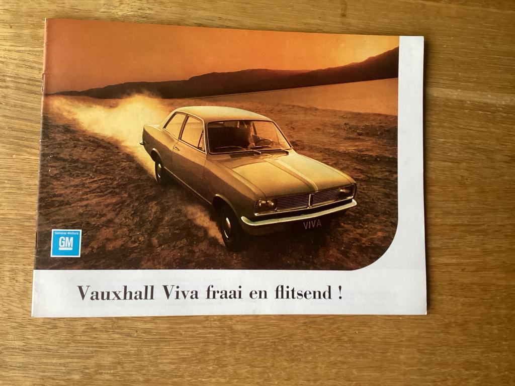 Vauxhall Viva Brochure - Fraai en Flitsend!, Ophalen of Verzenden, Gelezen, Opel