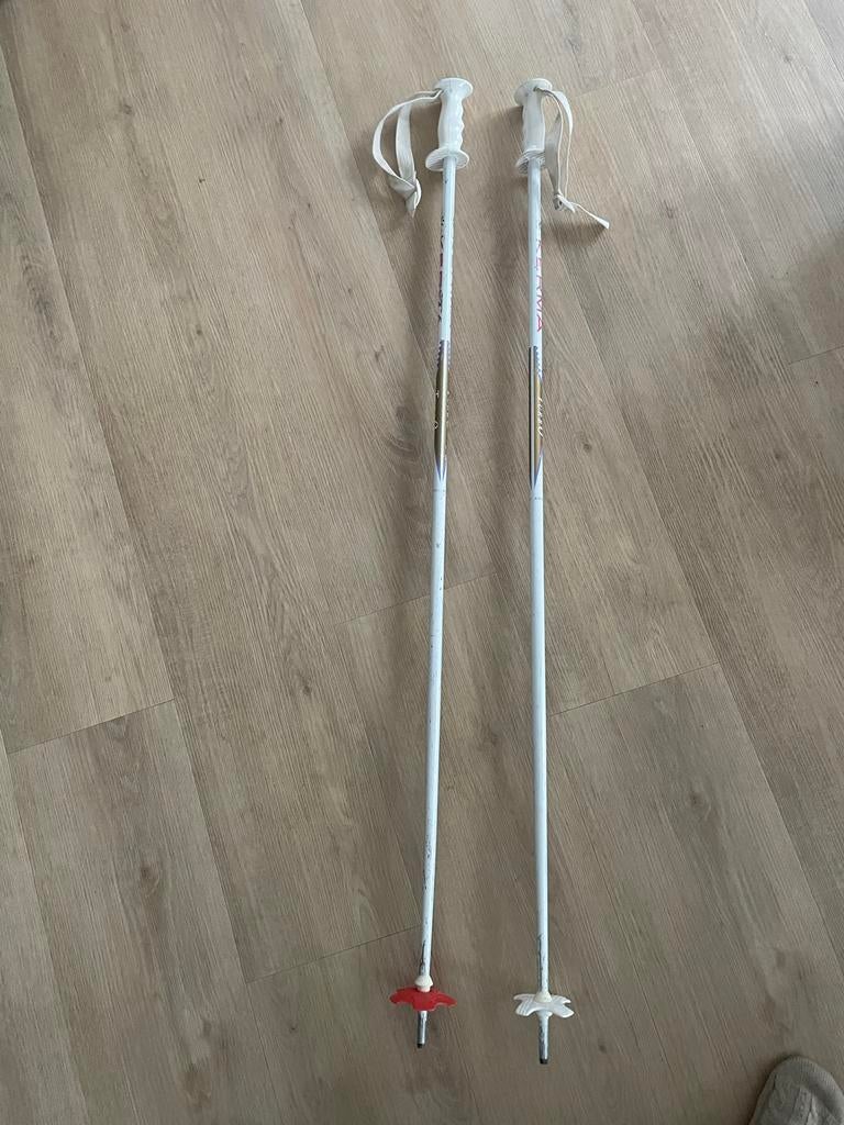 Skistokken - Lengte 130 cm, Gebruikt, Stokken, 100 tot 140 cm, Skiën