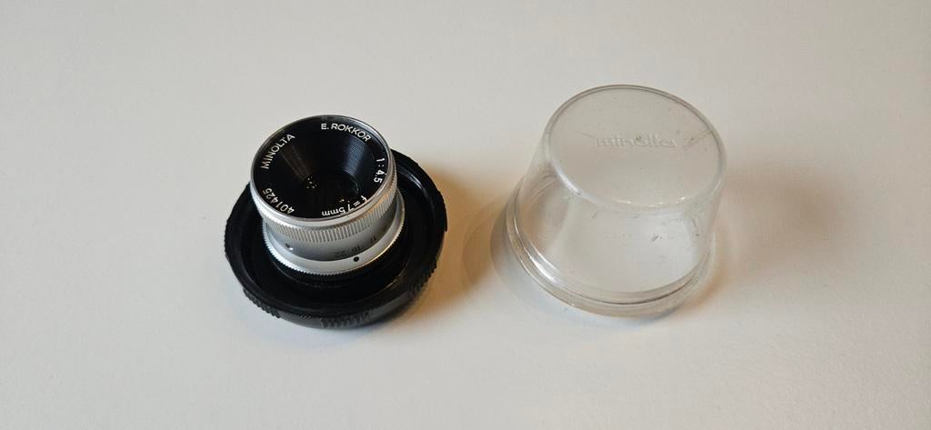 Minolta e.rokkor 75mm 1:4,5 lenw. Werkt naar behoren, Audio, Tv en Foto, Fotografie | Lenzen en Objectieven, Ophalen of Verzenden