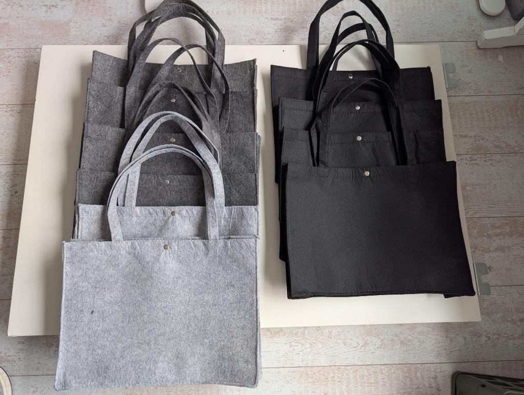 Vilt tassen klein en groot formaat, Ophalen of Verzenden, Nieuw, Overige kleuren, Shopper