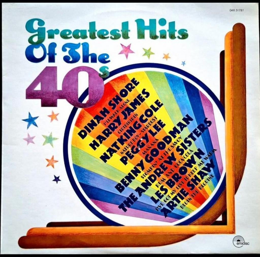 LP  VERZAMEL - Greatest Hits Of The 40's, 1960 tot 1980, Gebruikt, Ophalen of Verzenden, 12 inch