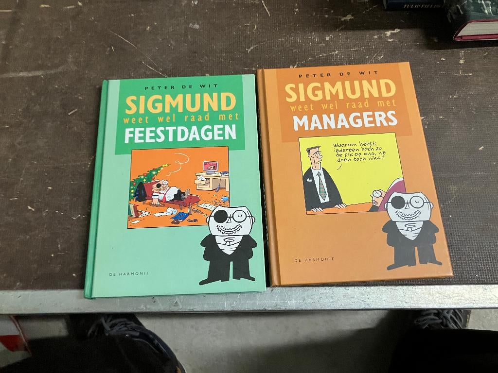 Sigmund managers feestdagen, Meerdere stripboeken, Ophalen of Verzenden, Zo goed als nieuw, Peter de Wit