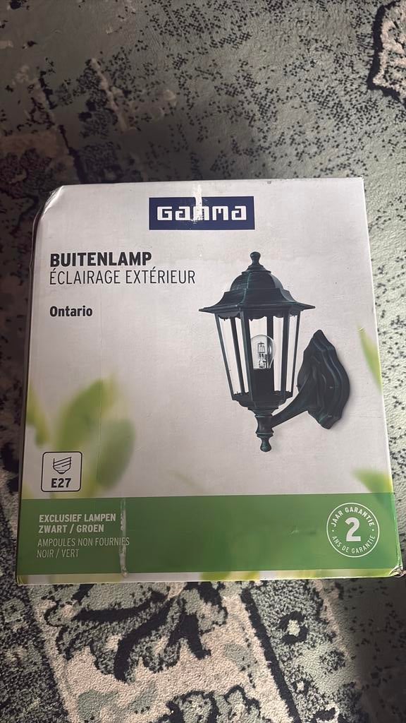 Gamma buitenlamp E27, Tuin en Terras, Wandlamp, Ophalen of Verzenden, 50 tot 250 watt, Netvoeding