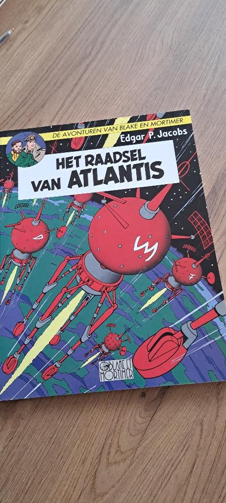 Het raadsel van Atlantis, Boeken, Stripboeken, Edgar P. Jacobs, Eén stripboek, Ophalen of Verzenden, Zo goed als nieuw