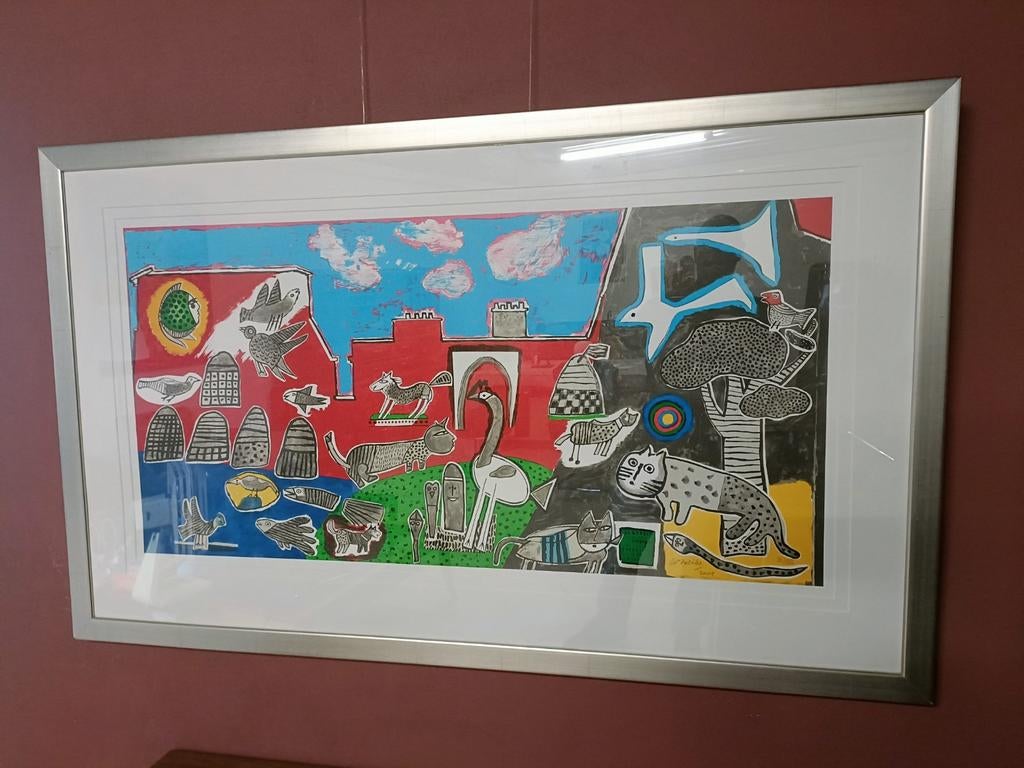 Corneille steendruk groot formaat, Ophalen