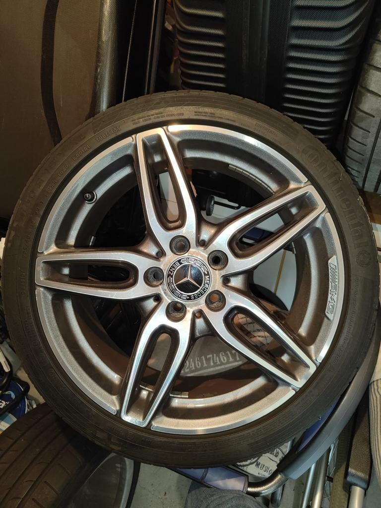 originele amg velgen, Ophalen of Verzenden, Gebruikt, 18 inch, Zomerbanden