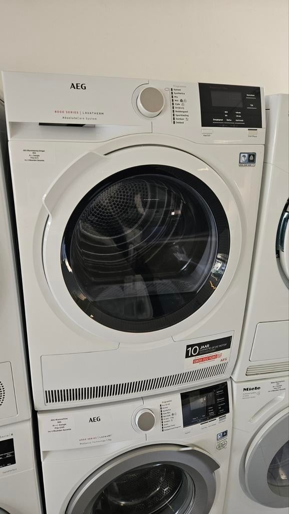 Foto 4 van Prachtige AEG setje Wasmachine/Warmtepomp Droger 9KG