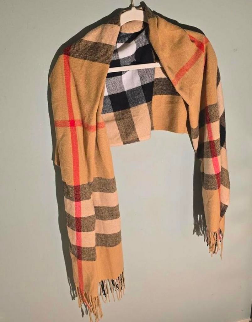 Cashmere sjaal, Ophalen of Verzenden, Zo goed als nieuw, Sjaal