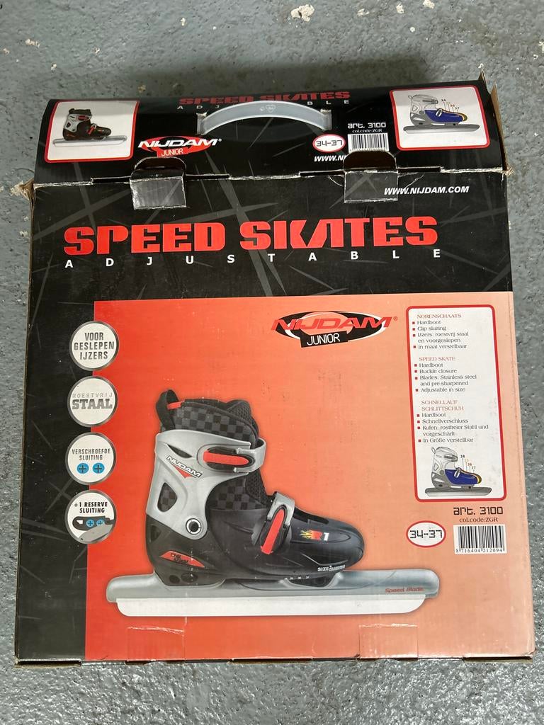 Nijdam Speed Skates Junior - Maat 34-37, Ophalen, Zo goed als nieuw, Noren, Nijdam