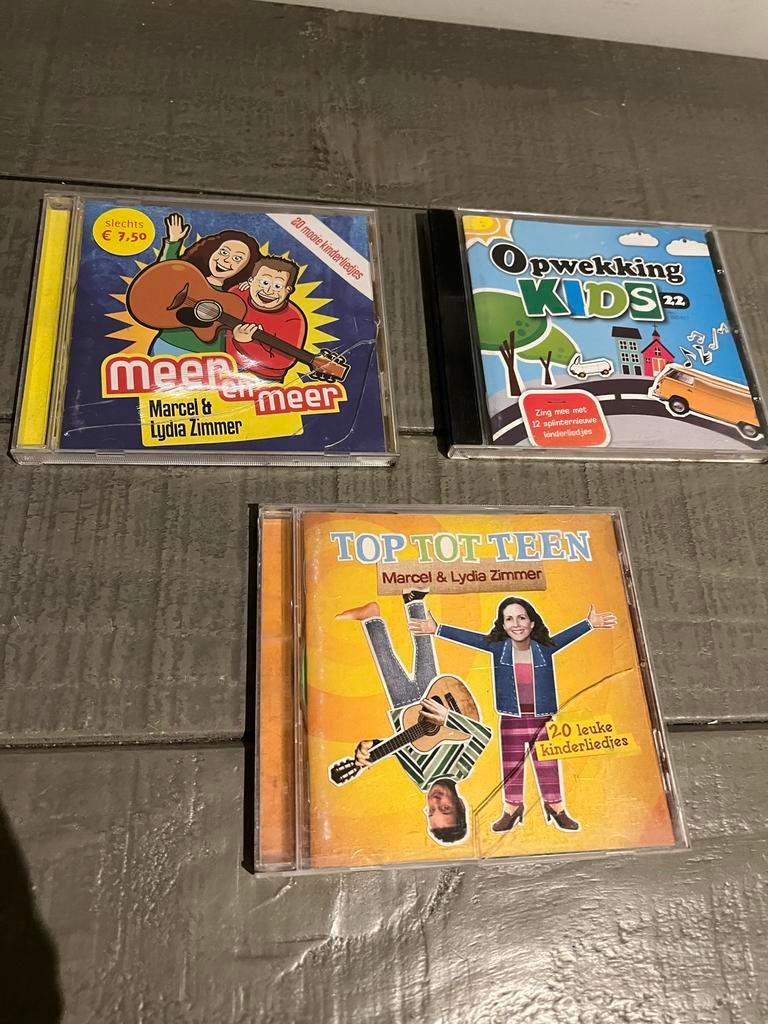3 Kinder CD's: Meer, Opwekking Kids, Top tot Teen, Cd's en Dvd's, Ophalen, Gebruikt, Muziek, 6 tot 9 jaar