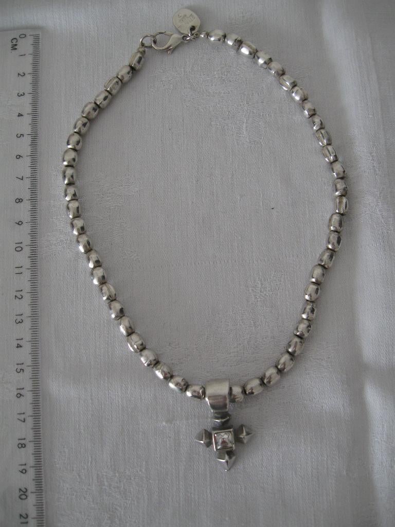 DYRBERG KERN collier ketting met hanger goede staat, Sieraden, Tassen en Uiterlijk, Kettingen, Zo goed als nieuw, Overige materialen