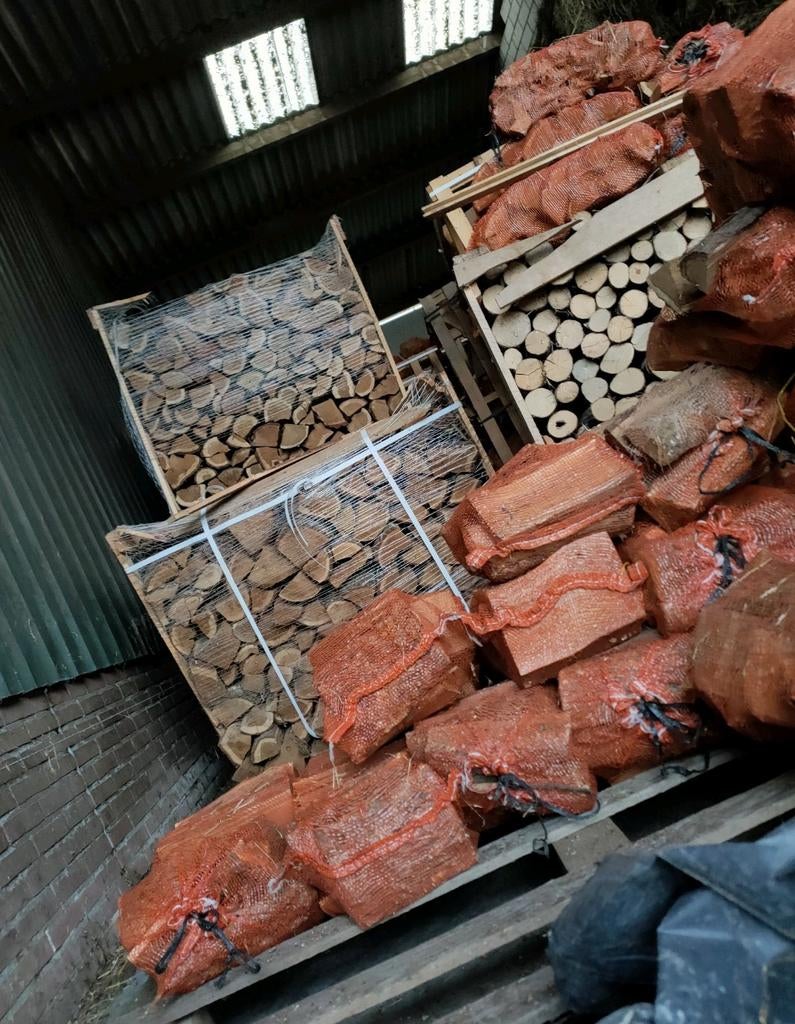 Netzakken haardhout, Minder dan 3 m³, Ophalen