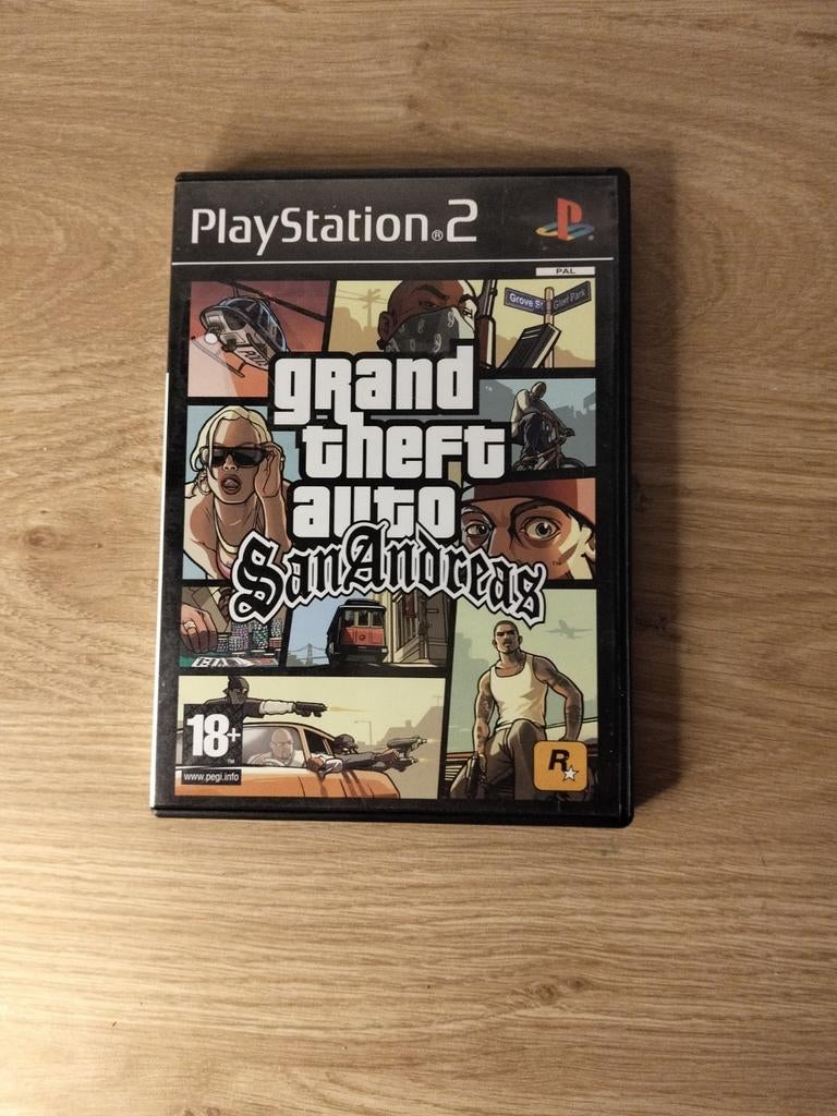 Grand Theft Auto: San Andreas - PS2, Avontuur en Actie, Gebruikt, Vanaf 18 jaar, 1 speler
