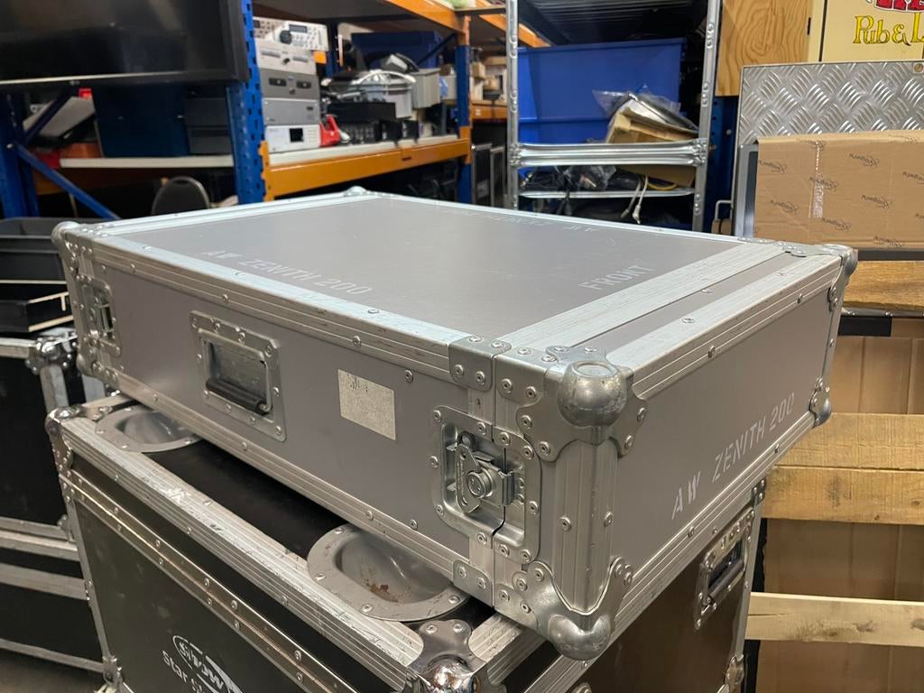 AUDIPACK FLIGHTCASE 4He 55cm Inbouw Double Doors PRO CASE !!, Muziek en Instrumenten, Behuizingen en Koffers, Ophalen, Gebruikt