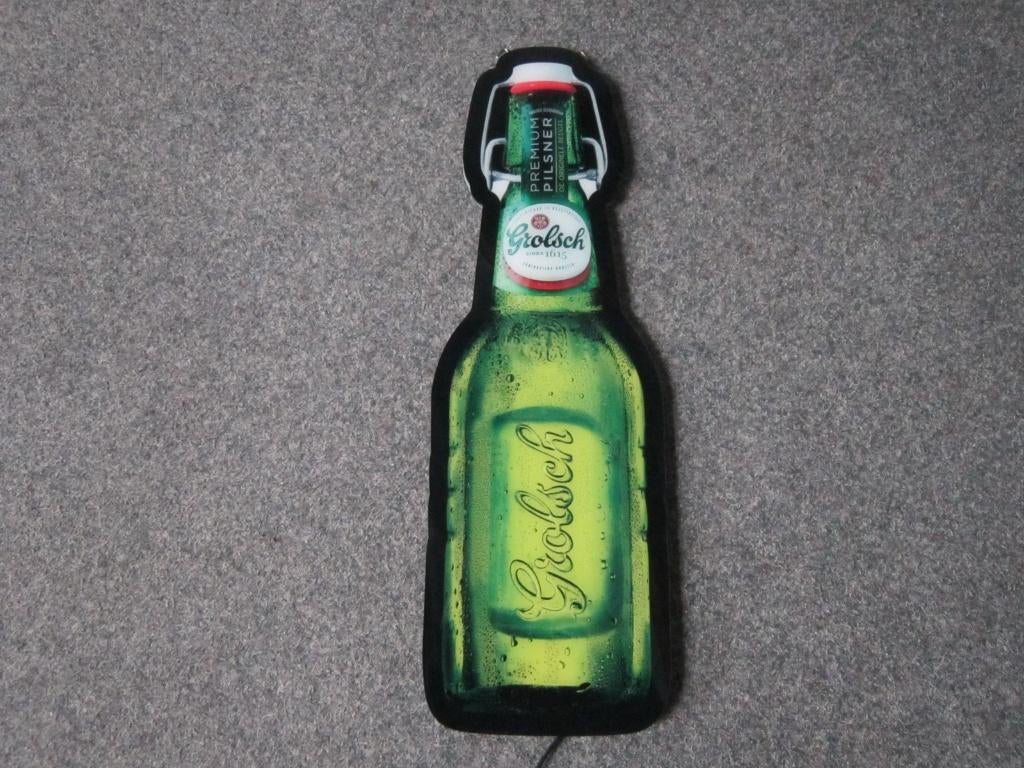 GROLSCH BIER LED LICHTRECLAME, Verzamelen, Biermerken, Ophalen, Nieuw, Overige typen, Grolsch