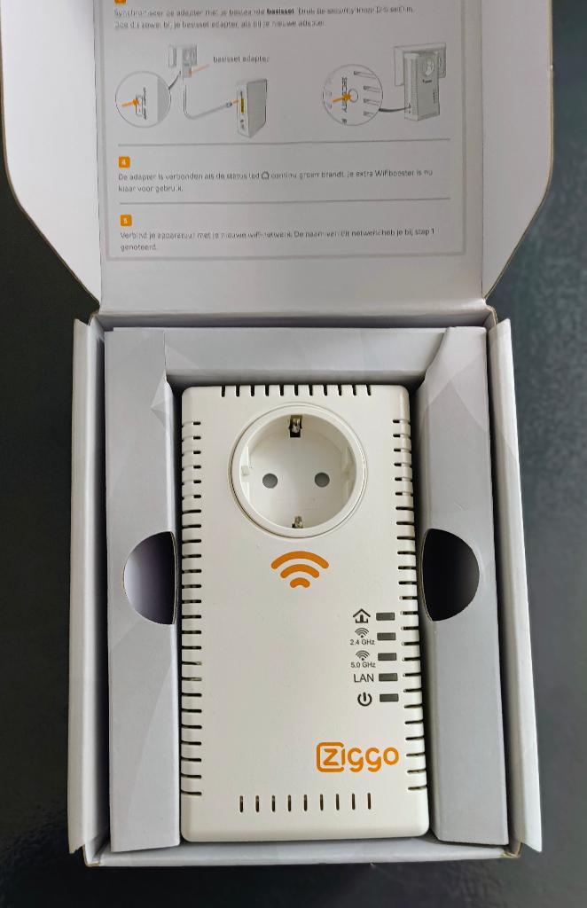 Ziggo / Comtrend powerline Wifi booster, Ophalen of Verzenden, Zo goed als nieuw, Ziggo WiFi versterker