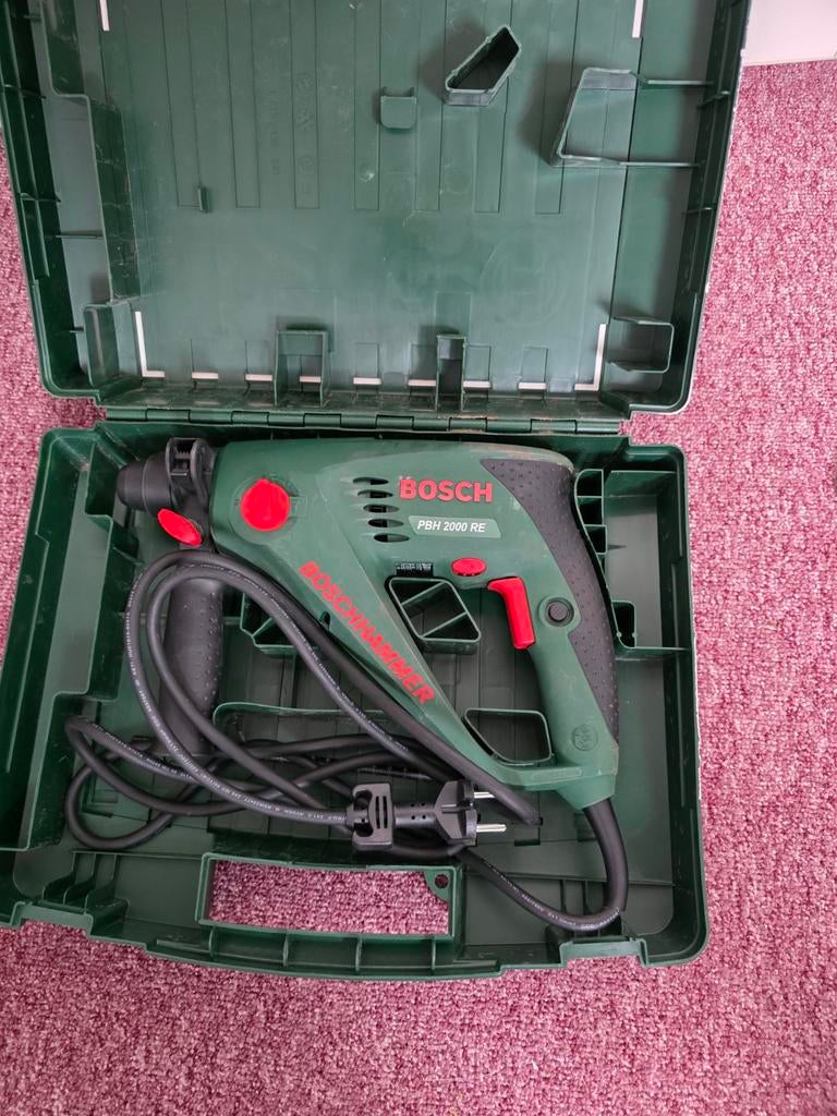 Bosch slagboormachine PBH2000RE, Ophalen of Verzenden, Zo goed als nieuw, Boormachine
