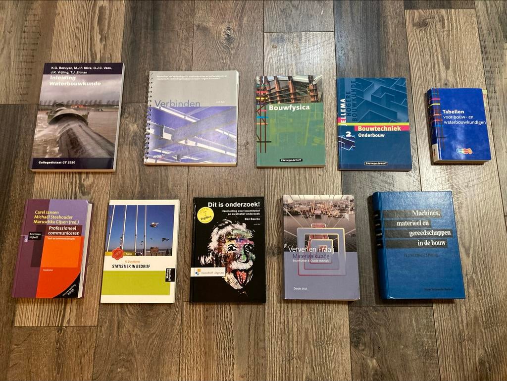 Studieboeken Civiele Techniek & Bouwkunde - Diverse Titels, Boeken, Ophalen of Verzenden, Beta, Gelezen, HBO