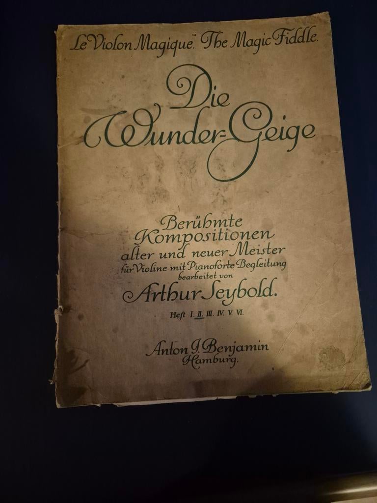 Die Wunder-Geige - Arthur Seybold, Gebruikt, Klassiek, Ophalen of Verzenden, Viool of Altviool