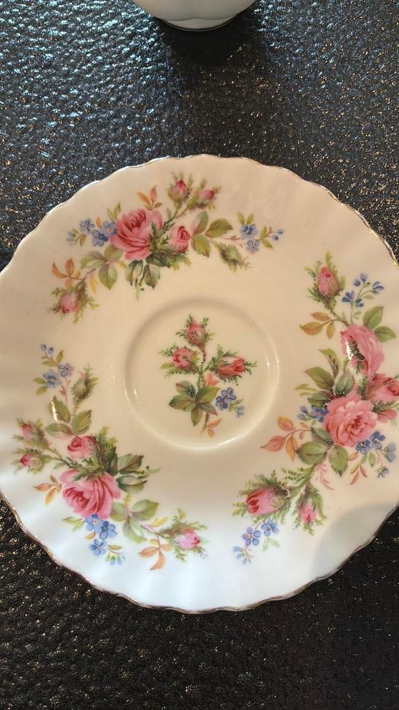 Royal albert moss rose, Ophalen, Zo goed als nieuw, Porselein, Kop en/of schotel