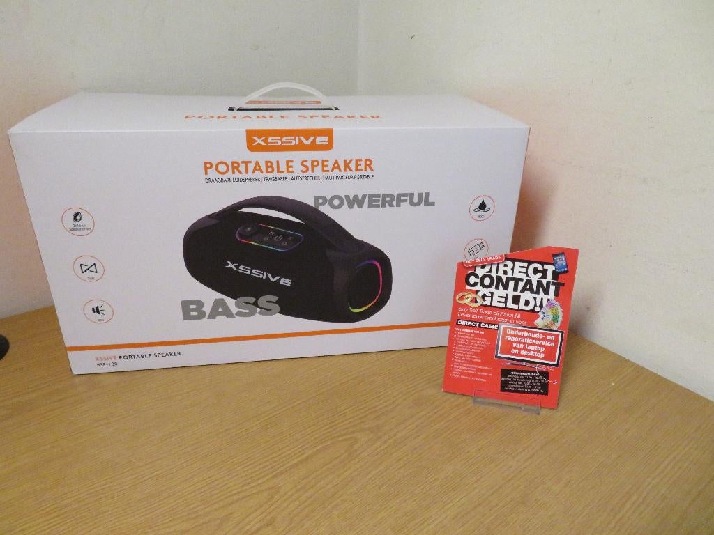 Xssive Portable Speaker XSS-BSP18B | Pawn Eindhoven, Overige typen, Nieuw, Minder dan 60 watt, Ophalen