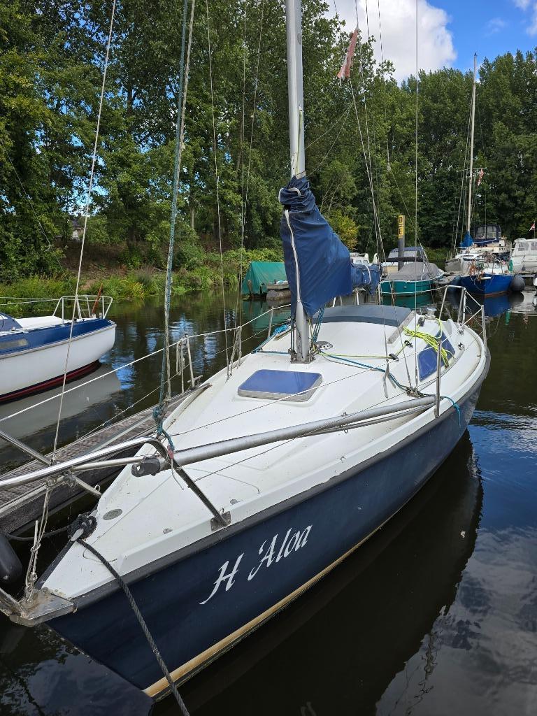 kajuitzeiljacht Aloa, Watersport en Boten, Kajuitzeilboten en Zeiljachten, Ophalen, Gebruikt, Polyester, Elektrisch