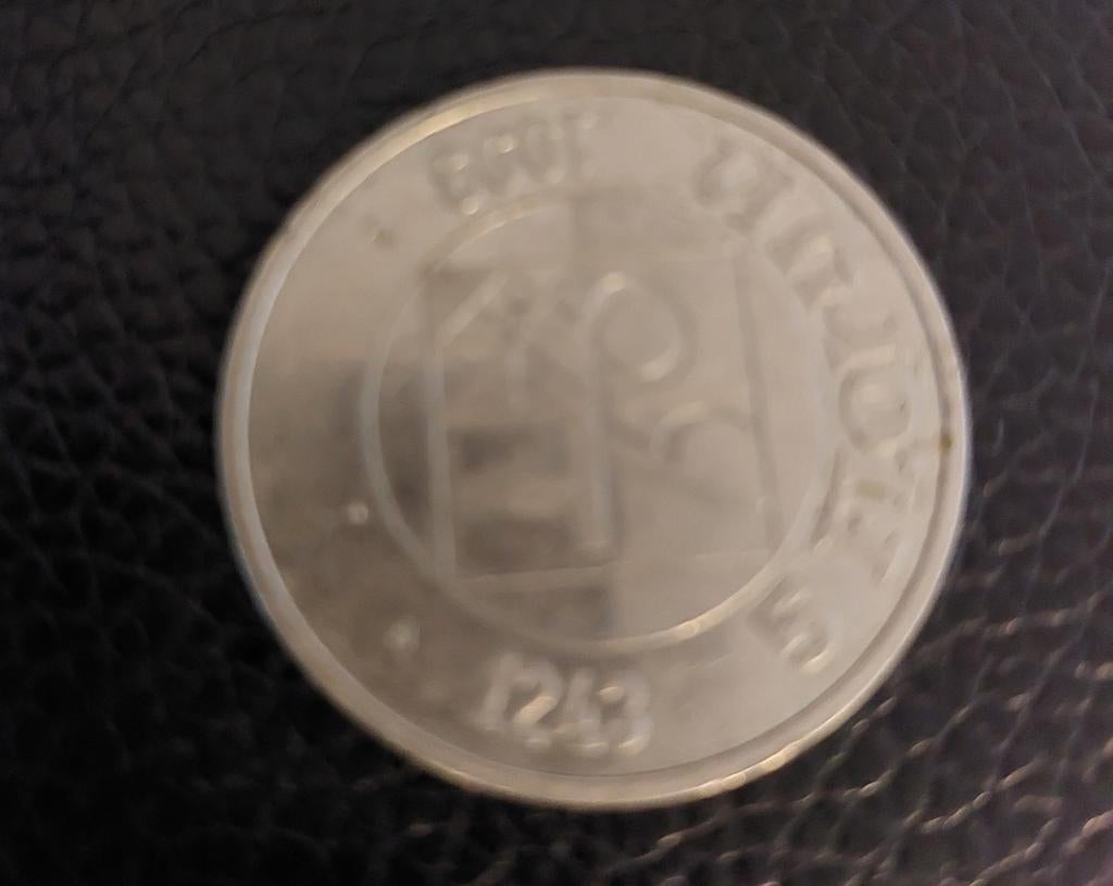 5 Gulden Munt Monetanova Sittard, Postzegels en Munten, Munten | Nederland, Ophalen of Verzenden, Koningin Beatrix, 5 gulden, Losse munt