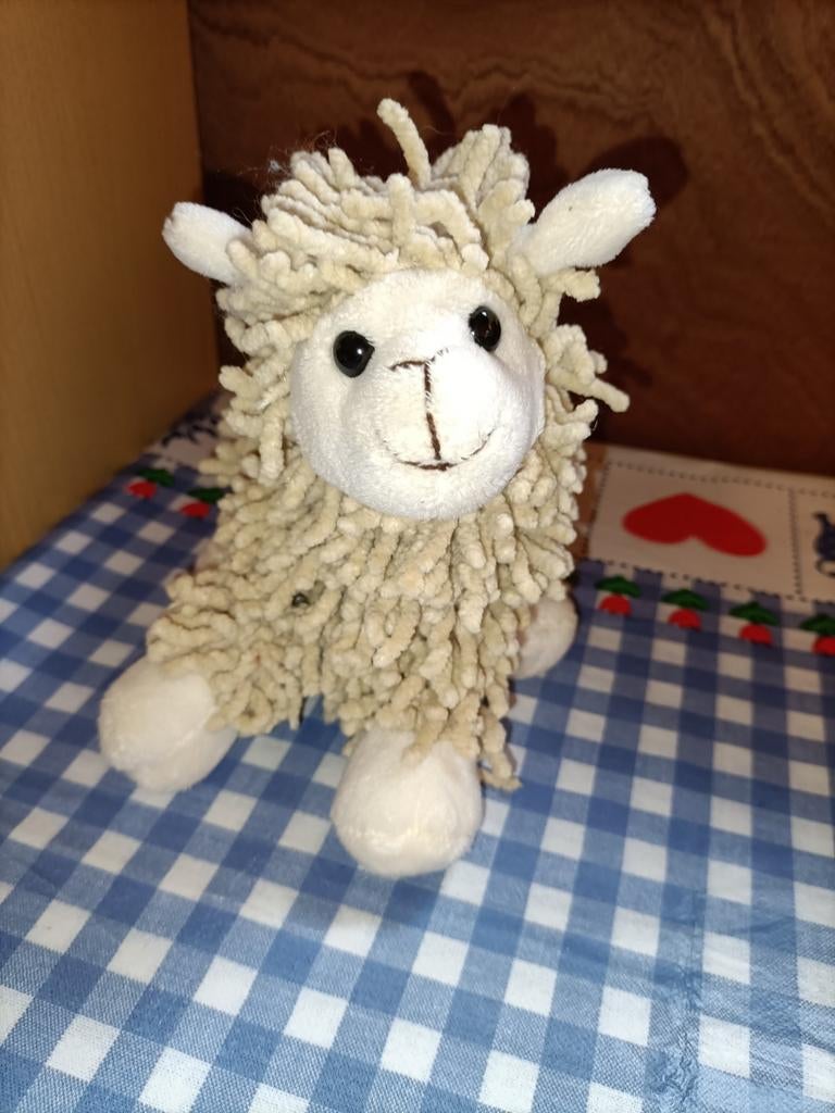 Texel schaap knuffel beige 20 cm groot, Ophalen of Verzenden, Zo goed als nieuw, Overige typen