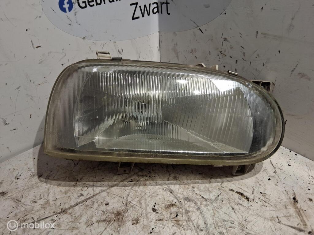 Koplamp rechts Vw Golf Cabrio III 1.8 ('93-'00) 1H6941018AM, Gebruikt, Volkswagen, Ophalen of Verzenden, Volkswagen
