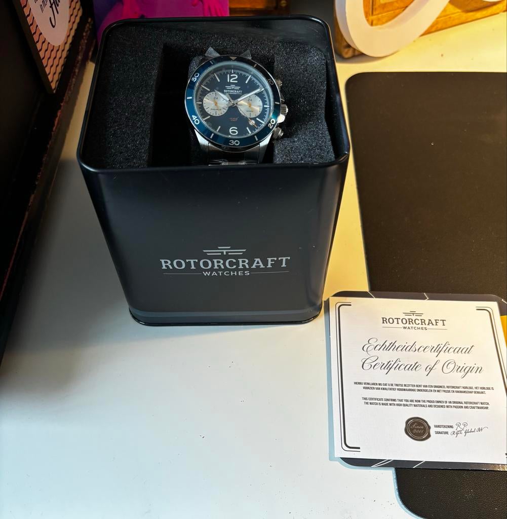 Nieuwe Rotorcraft Horloge, Sieraden, Tassen en Uiterlijk, Horloges | Heren, Overige merken, Staal, Polshorloge, Nieuw