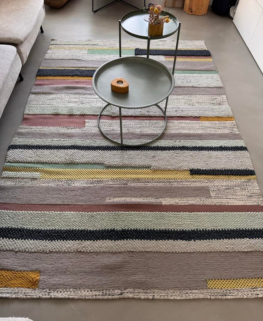 Brönden vloerkleed 170x240, Huis en Inrichting, Stoffering | Tapijten en Kleden, Ophalen, Overige kleuren, 150 tot 200 cm, 200 cm of meer