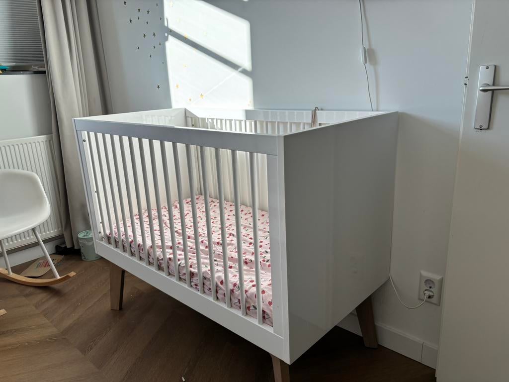 Kidsmill ledikant wit, Ophalen, Gebruikt, Jongetje of Meisje