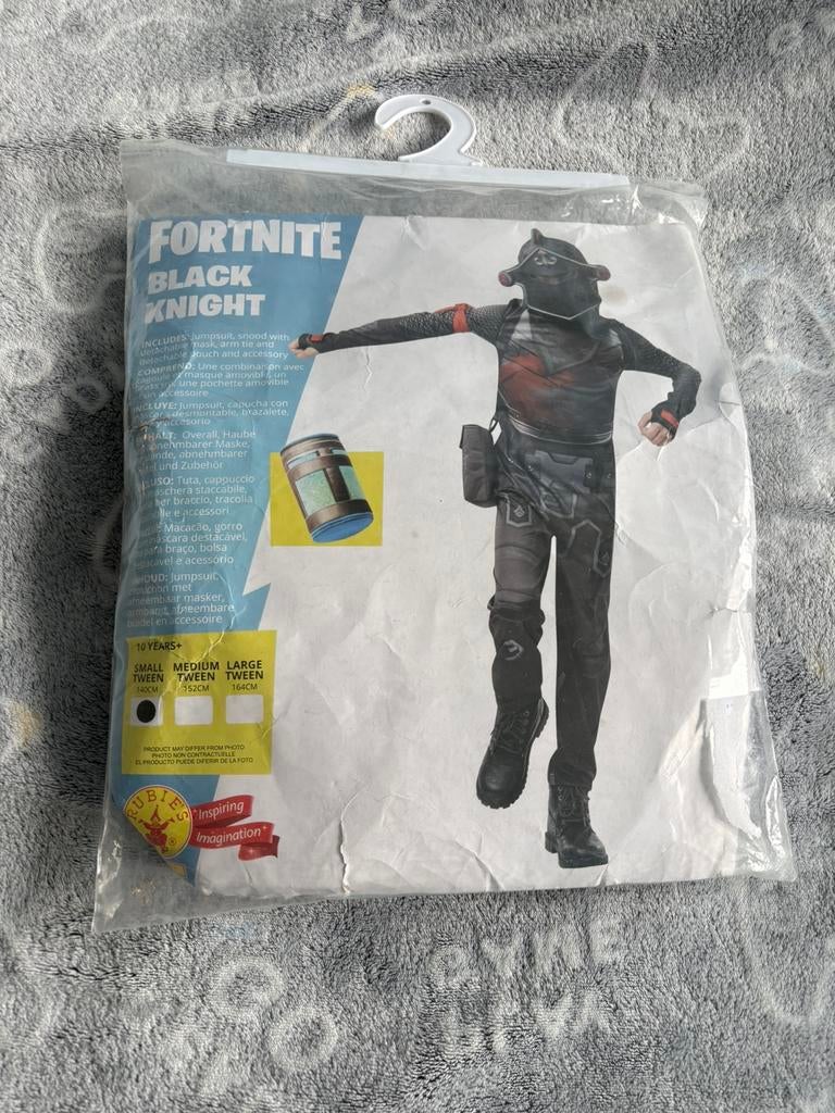 Fortnite black knight verkleedpak 140, Ophalen of Verzenden, Gebruikt, 134 t/m 140, Jongen of Meisje
