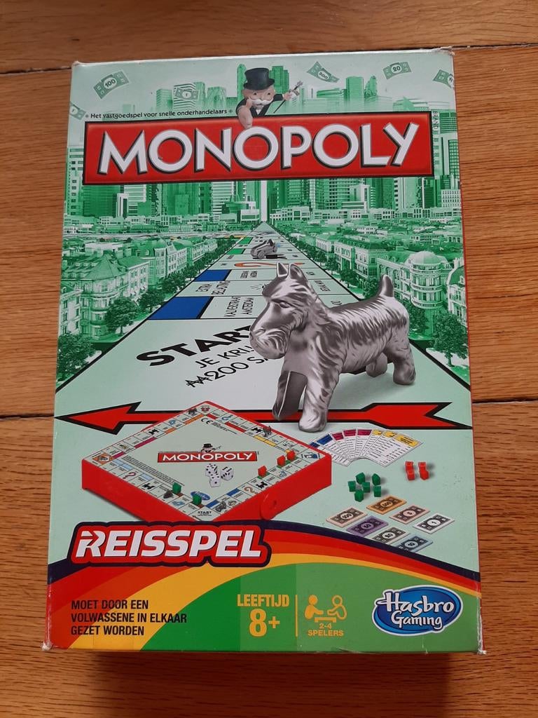 Monopoly reisspel, pocket editie, Ophalen of Verzenden
