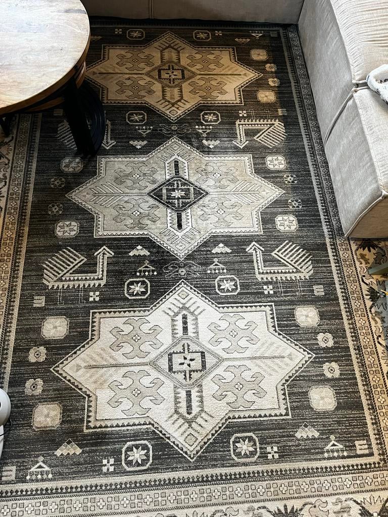 Goossens Sunglow Vloerkleed 185x275 Antraciet, Huis en Inrichting, Stoffering | Tapijten en Kleden, Ophalen, Gebruikt, 150 tot 200 cm