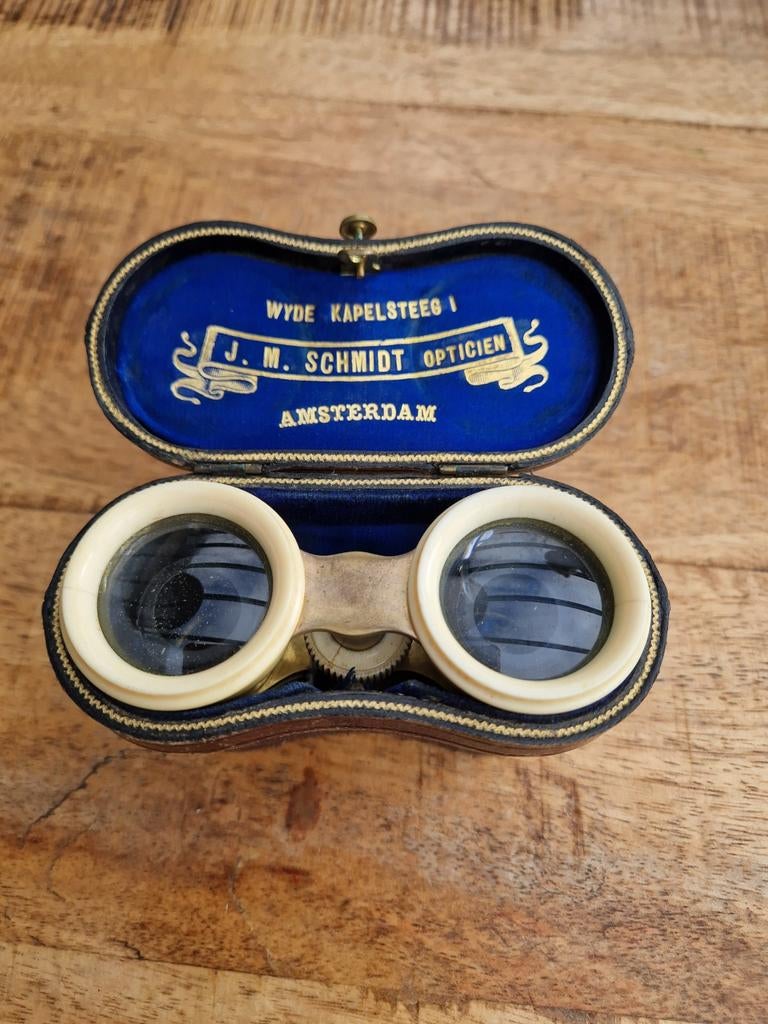 Antieke Toneelkijker J.M. Schmidt Opticien Amsterdam, Antiek en Kunst, Ophalen of Verzenden