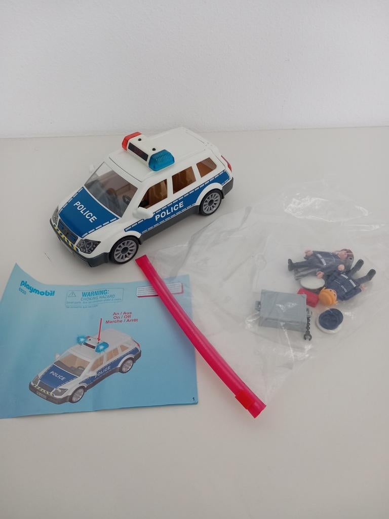 Playmobil 6920 Politieauto met accessoires COMPLEET!, Ophalen of Verzenden, Gebruikt, Complete set