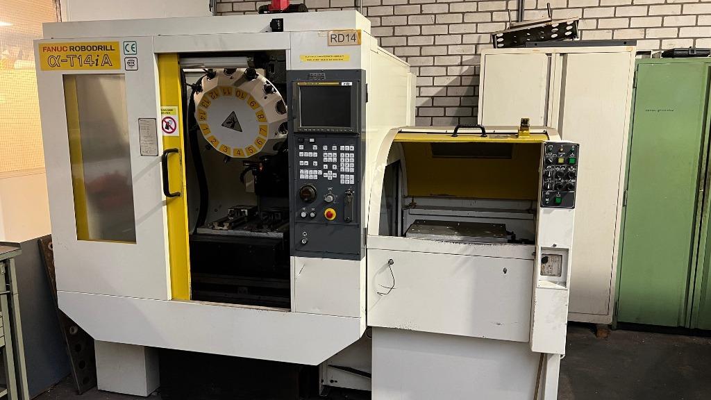 Fanuc Robodrill T14iA CNC freesmachine, Ophalen